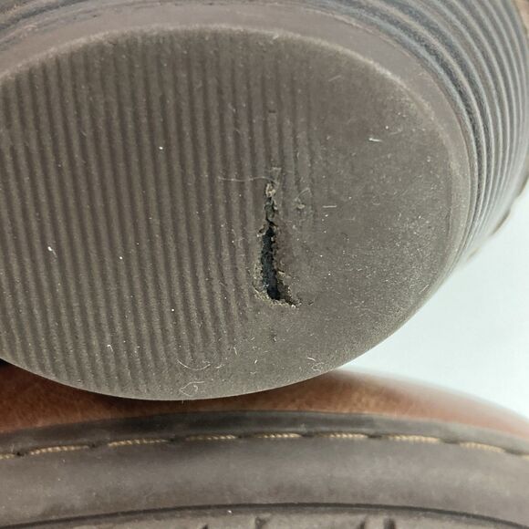 Cobb Hill Laurel Bootie Women's Sz 7.5 Brown Leather Ankle Zip CI1735 *See Flaw* - Picture 10 of 11